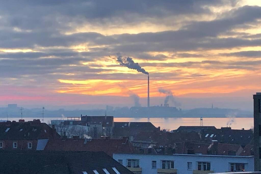 Yachtpanorama Weser Und Yachthafenblick 1 Zi 7Og Bremerhaven Ngoại thất bức ảnh