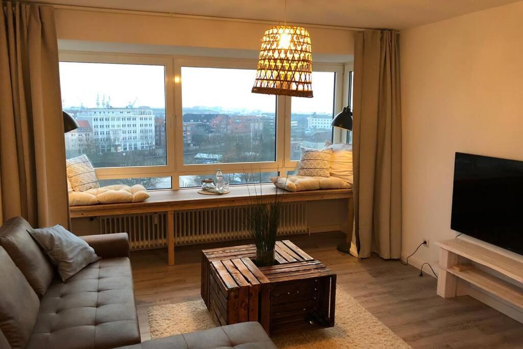 Yachtpanorama Weser Und Yachthafenblick 1 Zi 7Og Bremerhaven Ngoại thất bức ảnh